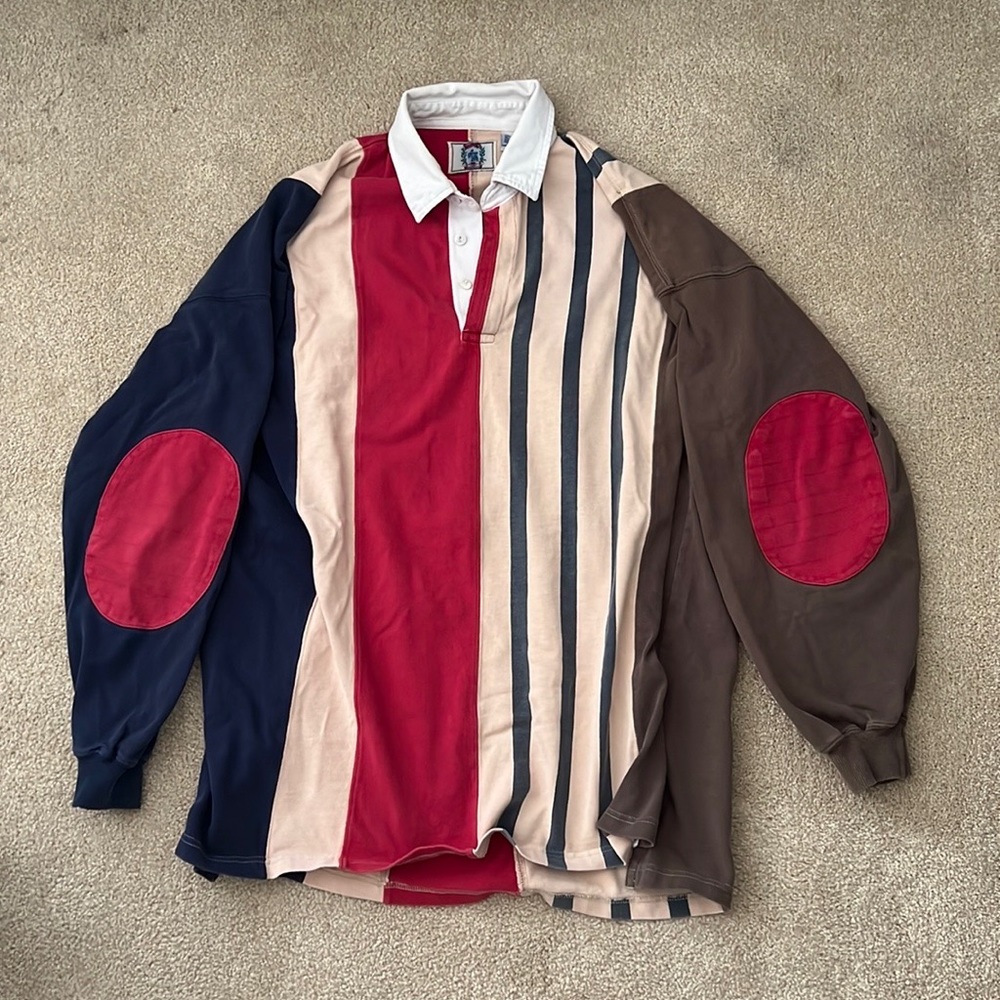 Vintage 70s  RUGBY polo shirt. great condition size XL